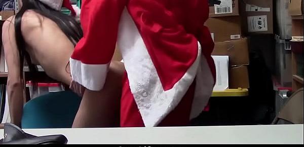  Stealing Teen Punished By Santa